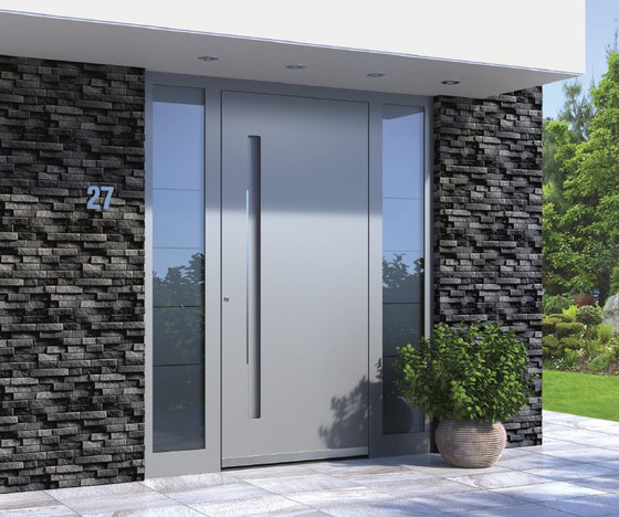 Porte d'entrée Pirnar Quantum Q10 showroom A2T Brest Finistère