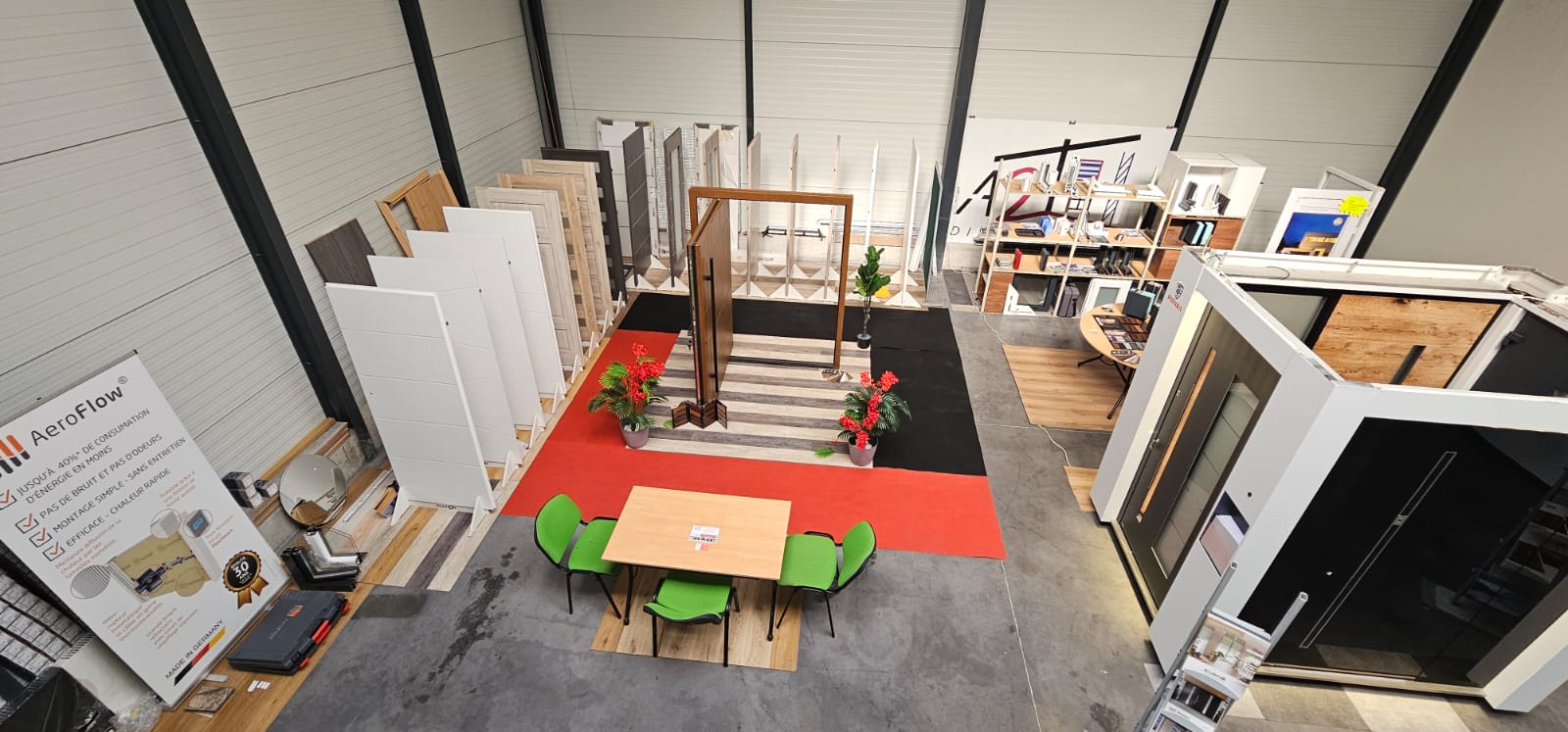 Le showroom A2T Distributions à Cléguer
